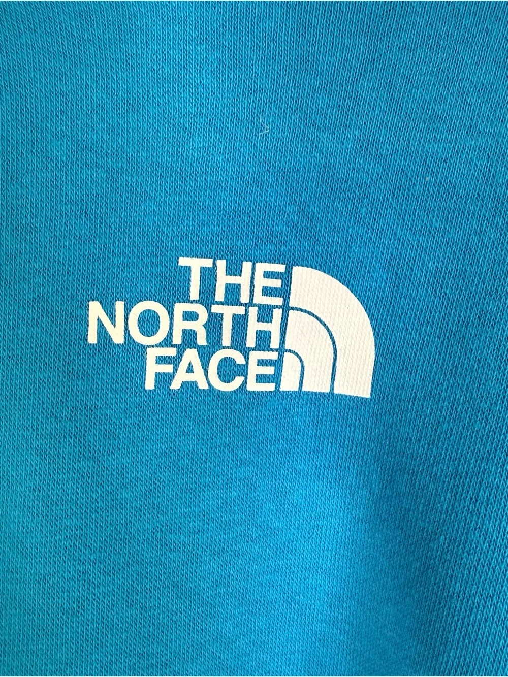 The North Face Coordinates Crew Sweatshirt  Mens Acoustic Blue Print Logo